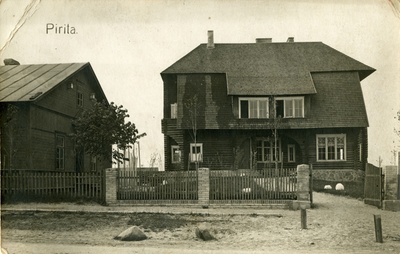 Kalev's comrade (degraded), the view of the building from the street. Architect Karl Burman  duplicate photo