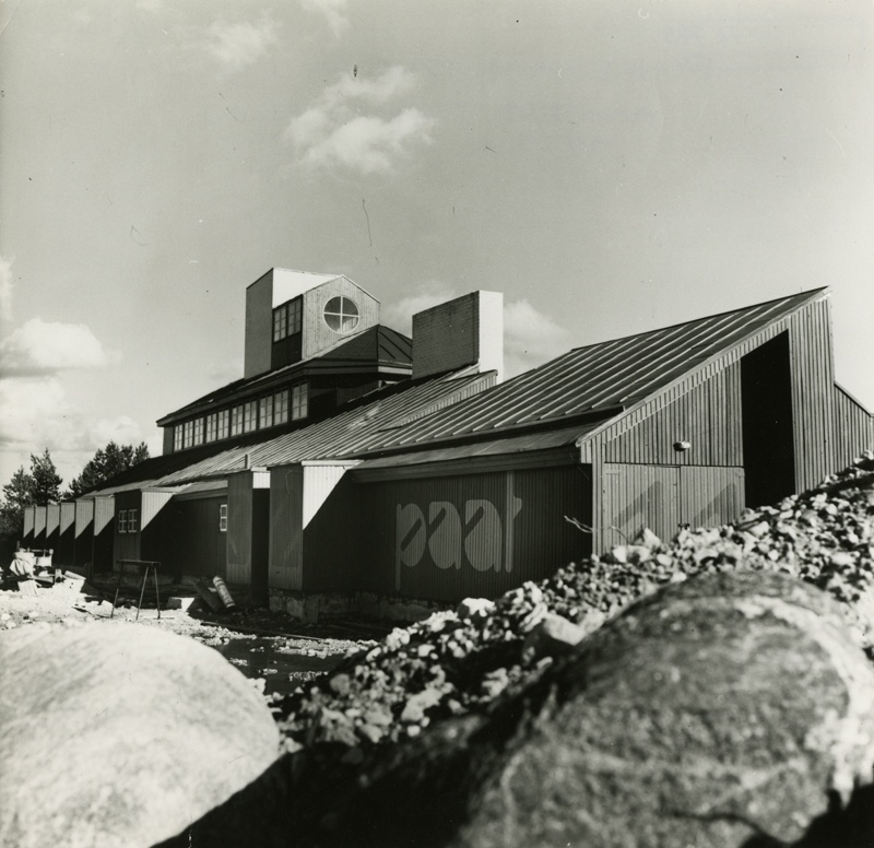 Polymer rest house in Paatsalus, view of the building. Architect Toomas Rein