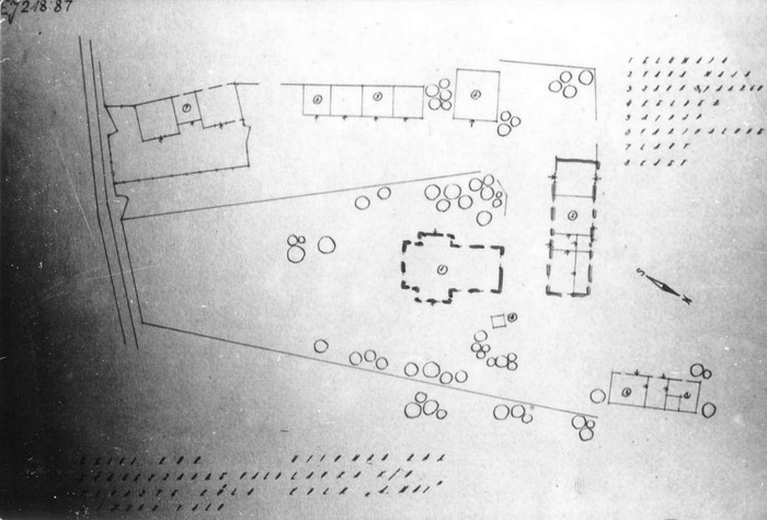 Kidaste küla Simuna talu plaan