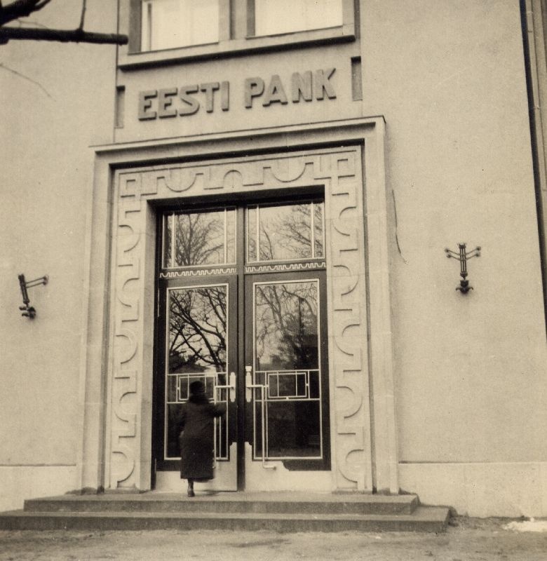 External and interior reviews of the building of the Tallinn Department of Eesti Pank