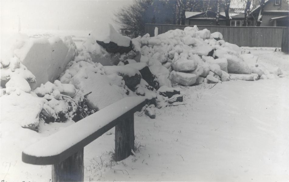 Foto. Dampfi album. Rüsijää Õhtu Kalda algul. 6.03.1938.