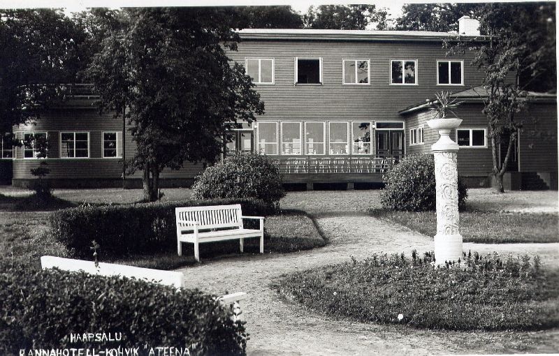 Haapsalu beach hotel in Athens. Photos arh. August Volberg Country