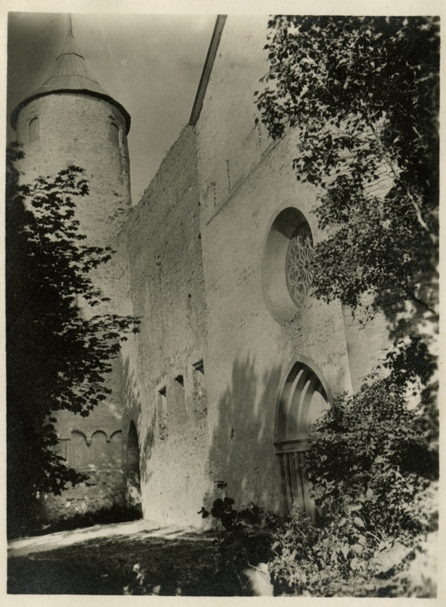 Haapsalu fortress and church portal