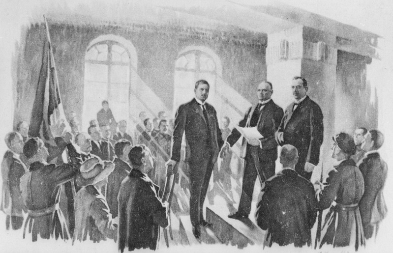 24. veebruar 1918. a. Eesti Vabariigi väljakuulutamine