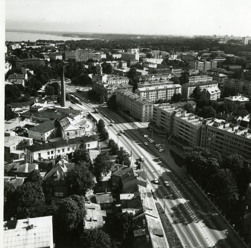 View hotel "Olympiast" towards Liivalaia and Tartu mnt