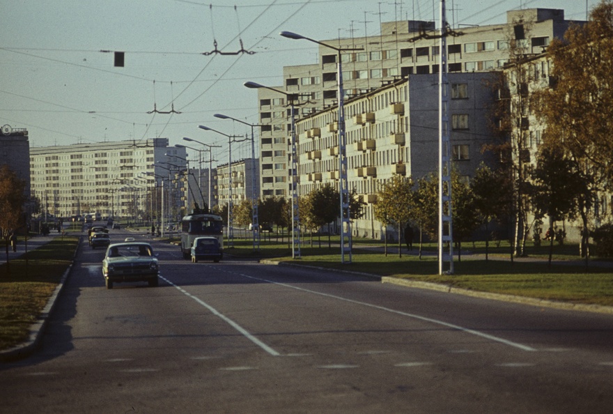 Mustamäe, construction along the Vilde road