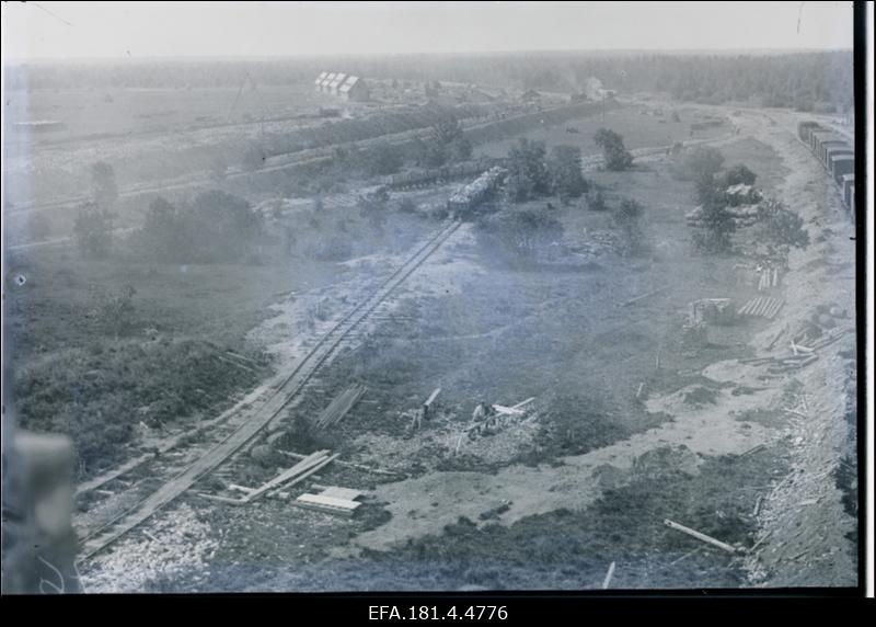 Põlevkivi lahtine kaevandamine Kohtla-Järvel.