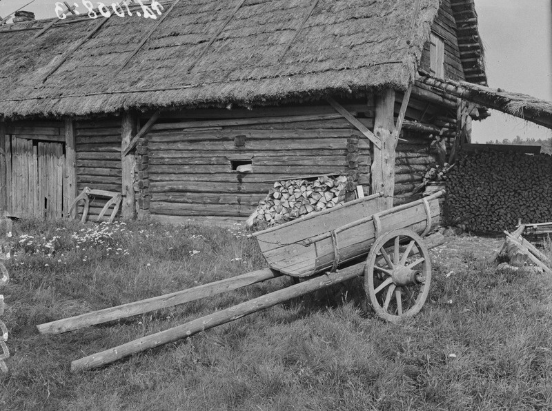 Puuteljega kaarik (telega) Grigorjevi talus, 23. VIII 42, Savvokkala k