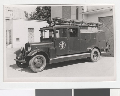 Tallinn Professional Firearm II team car tank "Opel-Bliz" in 1941.  similar photo