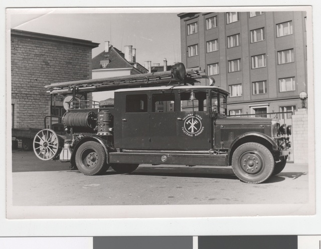 Car pump "Magirus" in the 1940s of the 1st team of Tallinn Professional Firearms.