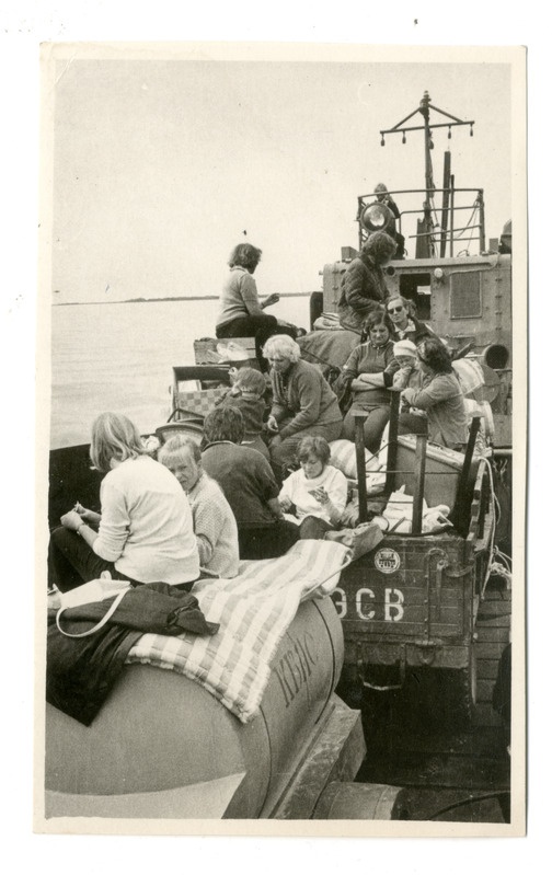 Foto. Kauba transport Kihnu saarele