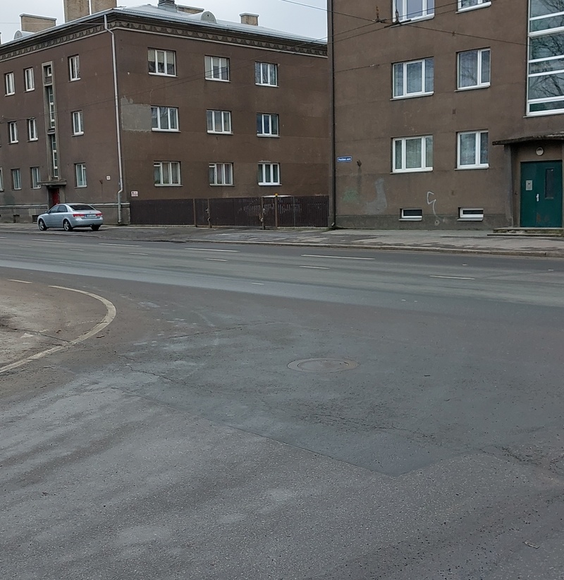 View of the Paldiski highway. rephoto