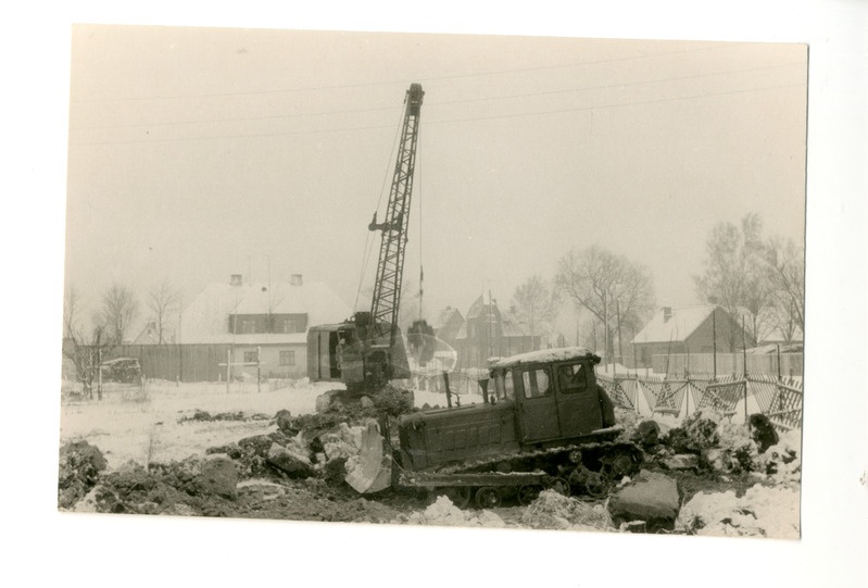 Foto. Ridaelamu Suur-Kuke 45 ehitamine