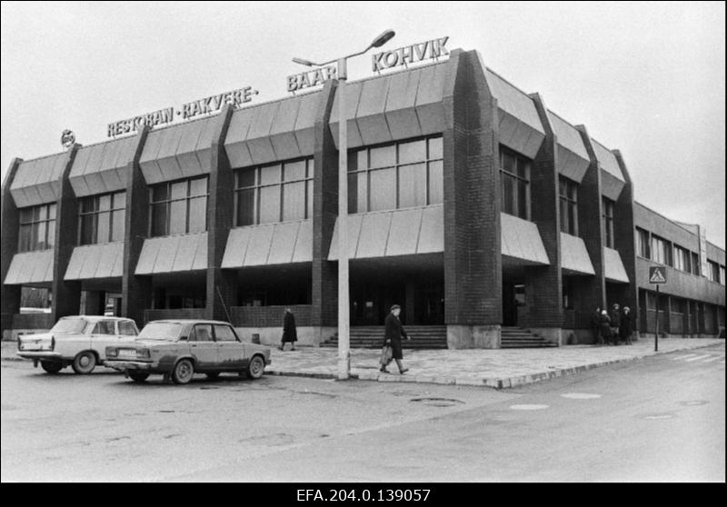 Vaade toiduainete kauplusele Rakveres.