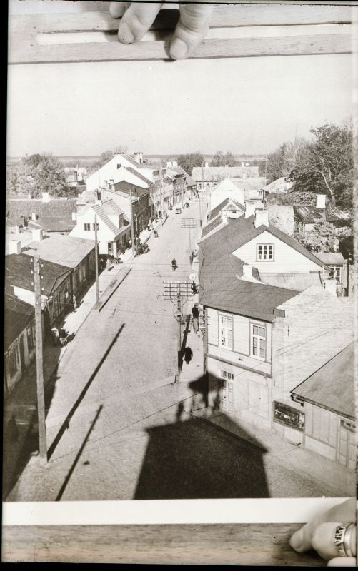 Negative. View Karja street from the sprayhouse tower.
Overview of the museum's photo.