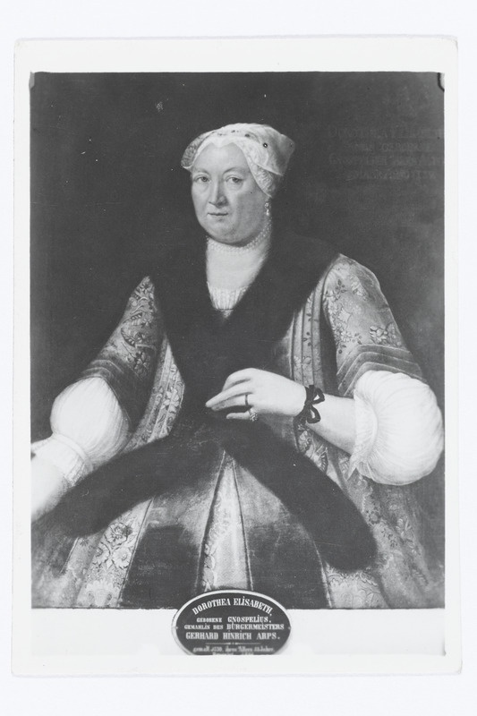 Arps, Dorothea Elisab, sünd. Guospelius, 1686 (õlimaal)