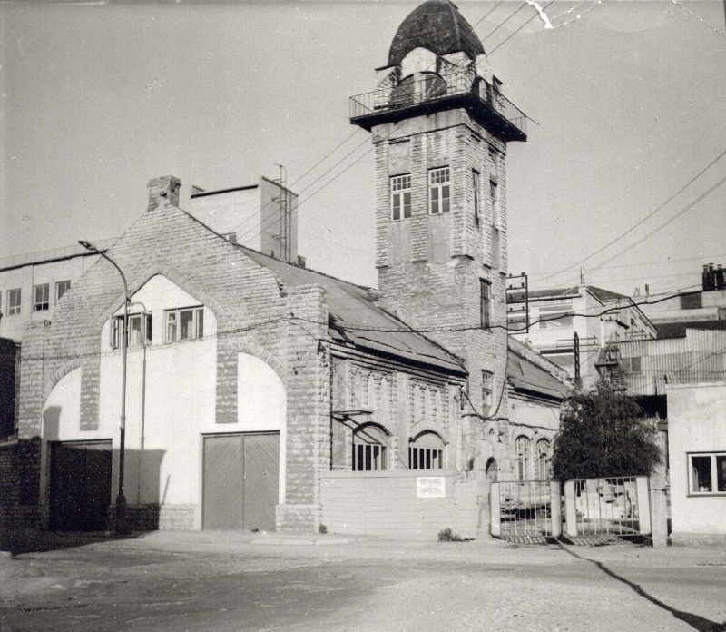 Fire extinguishing building of Fahle cellulose factory in Tallinn, Masina 20. Architect J. Rosenbaum