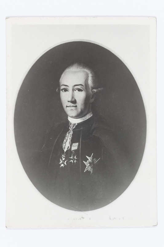 Nolcken, Arved Reinh. vabahärra v. - "Hanas´i" omanik, kuninglik Rootsi õuetallmeister, 1732 - 1802 (õlimaal)