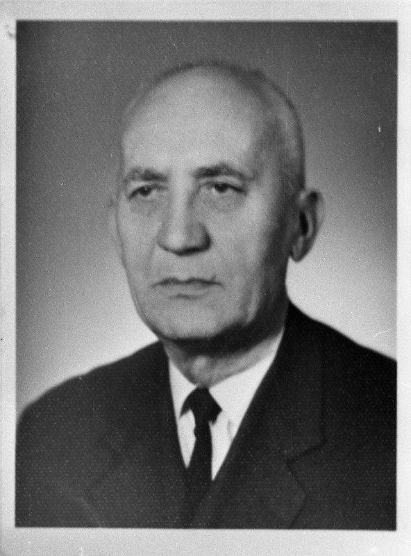 Professor Ludvig Schmidt, TPI direktor, portree, 1960. aastad