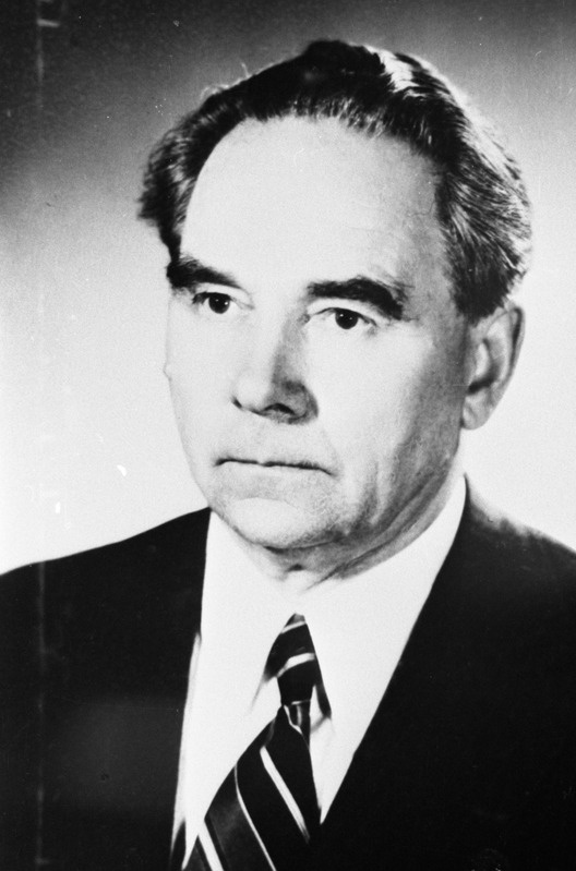 Professor Johannes Aare, portree, 1970. aastad