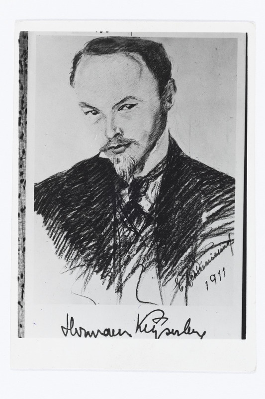 Keyserling, Hermann krahv - Raiküla ms. (Rapla khk) om, filosoof, 1880 (söejoonis 1911)