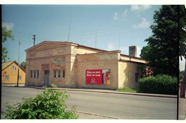 Former cinema building in Rakvere Winning Street