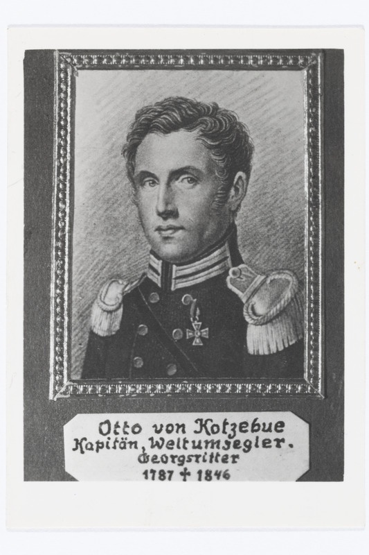 Otto von Kotzebue - kapten ümberilma purjetaja, Georgi rüütel, 1787 - 1846 (litograafia)