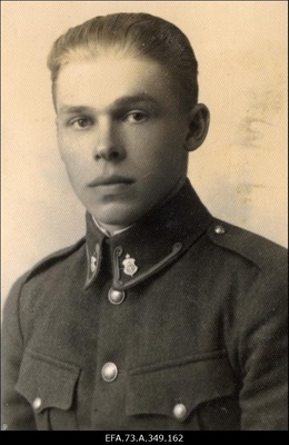 Aspirant nooremallohvitser Arvo Titus (Tiidus).  duplicate photo