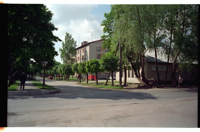 Station Street in Rakvere
