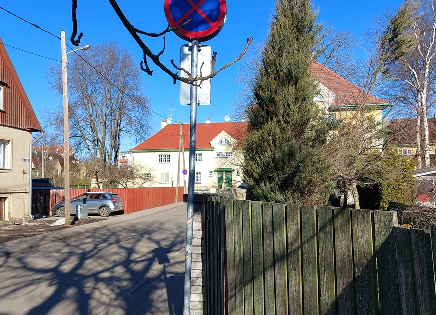 Oma Kolde elamud Tallinnas, vaade. Arhitektid Herbert Johanson ja Eugen Habermann rephoto