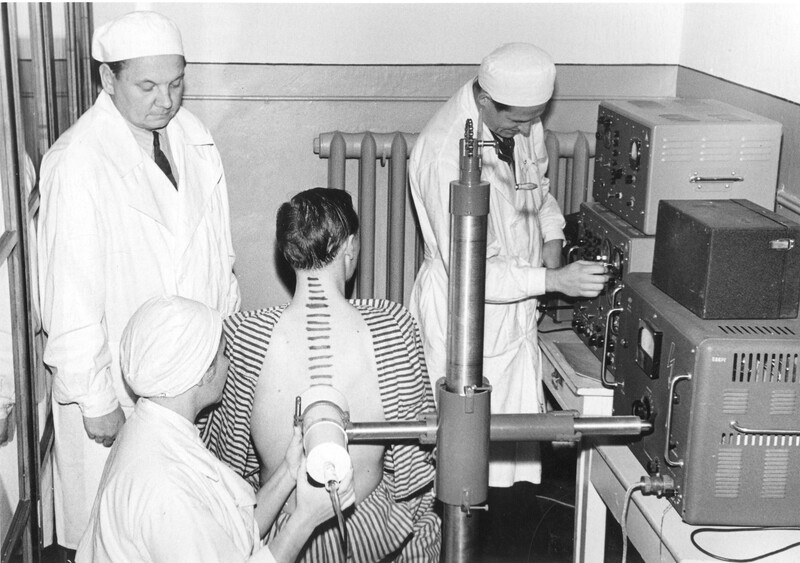 Radoonmüelograafia protseduur, dr. E.Raudam, R.Paimre jt 1960. a.