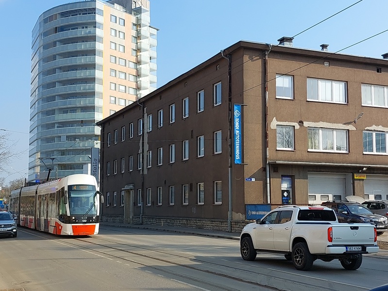 Tallinna VTÜ uus hoone Matrossovi tn 1 rephoto