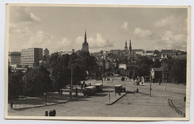 Tallinn, view to the east-west, from the Russian market.  similar photo