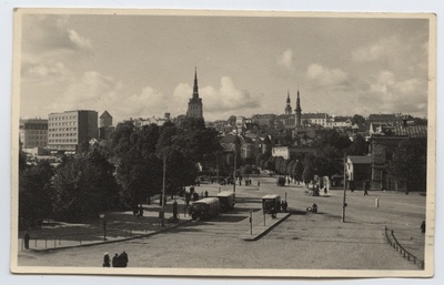 Tallinn, view to the east-west, from the Russian market.  duplicate photo