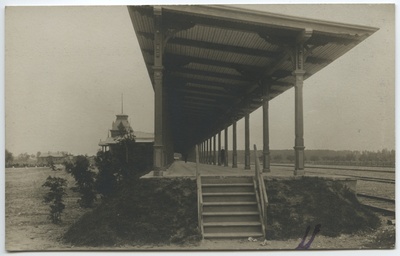 Haapsalu Railway Station - view of the periphery.  duplicate photo