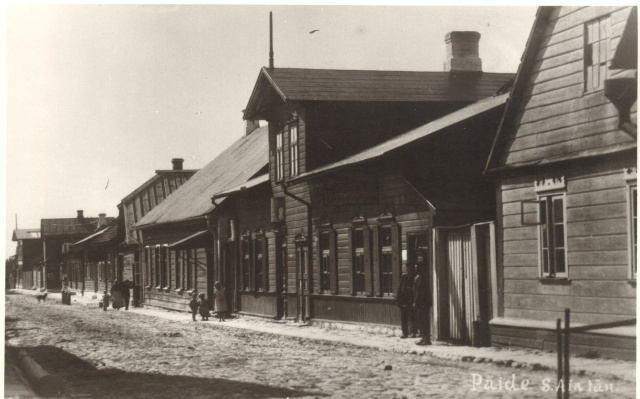 Photocopy, Paide Suur- Garden Street 20th century. In the first half