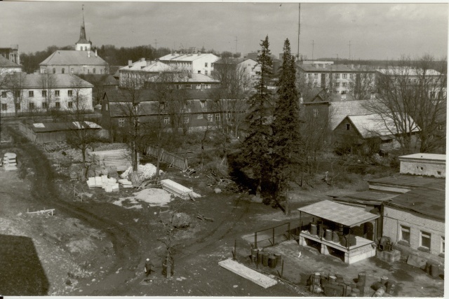 Photo Paide Vainu and the corner of the Great Garden Street 1985