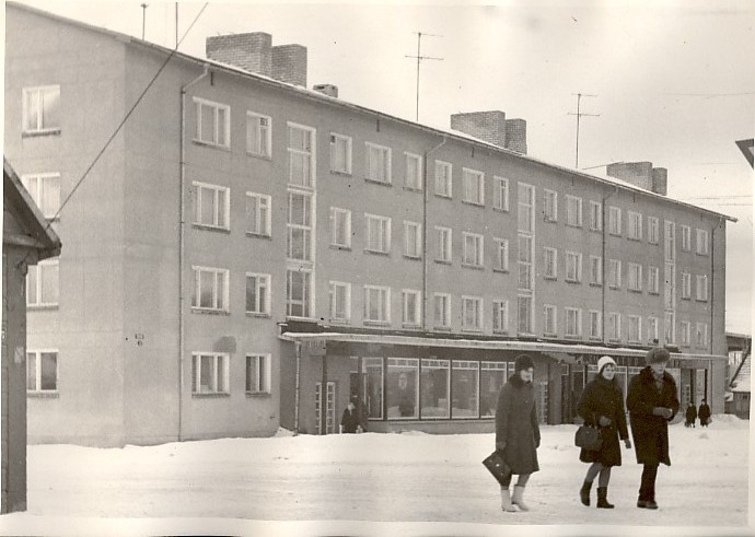 Photo, new house in Paides Väike- Garden 2 1966.