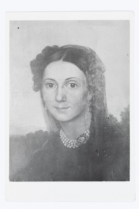 Zoege von Manteuffel, Elisabeth, sünd. v. Bock - Võisiku ms. (K. - jaani khk) om, 1790 - 1842 (õlimaal)