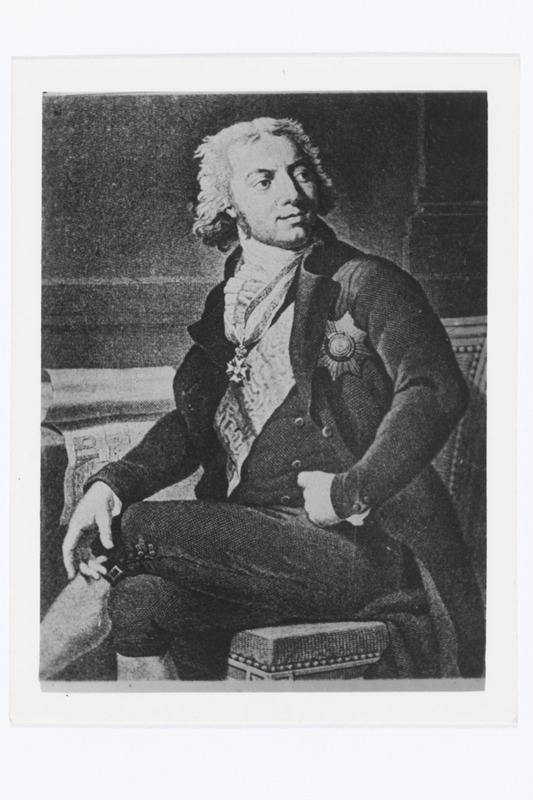 Holstein - Beek, prints Peter Aug. Friedr. v. 1697 - 1775 (vaselõige)