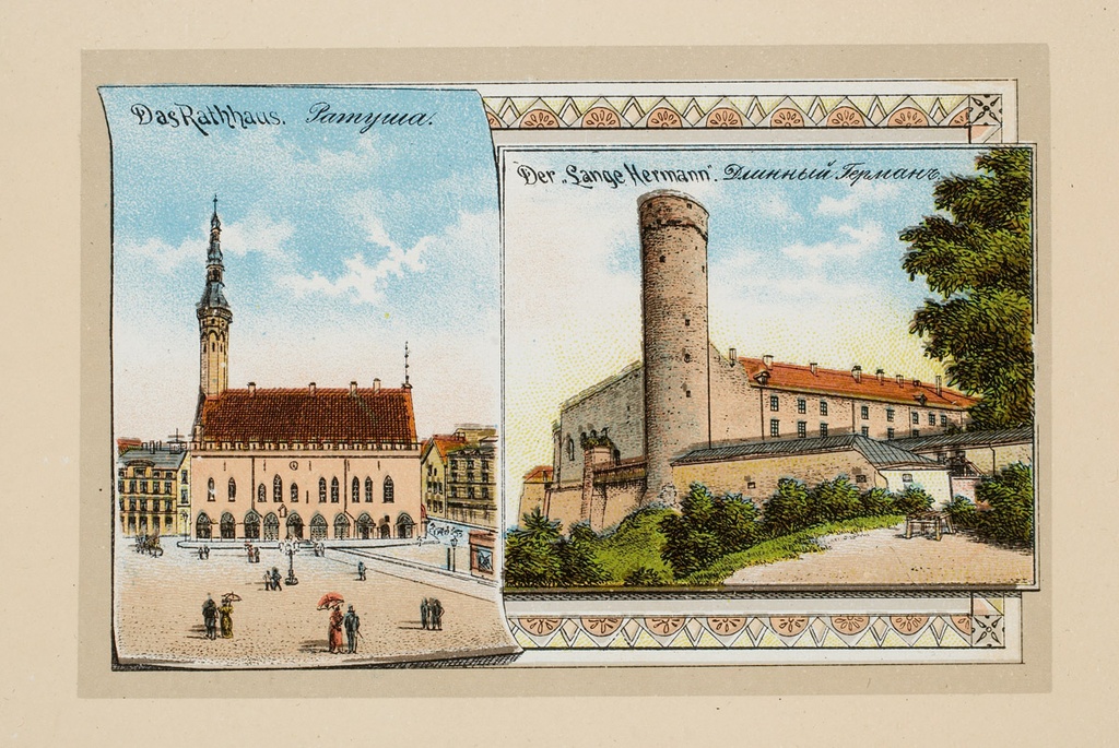 Das Rathaus. Der "Lange Hermann" (Raekoda. Pikk Hermann)