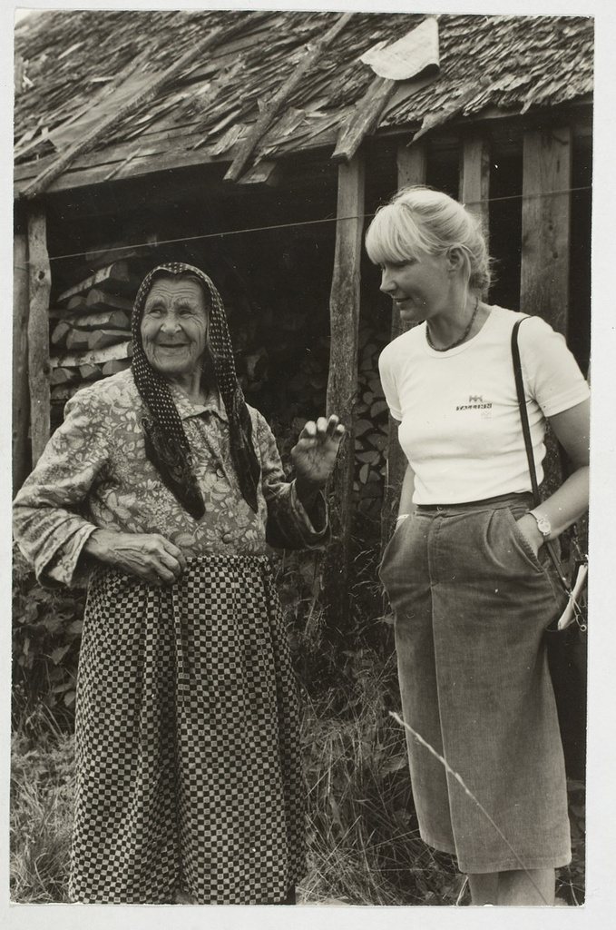 Mare Piho (EM) ja Anastassia Trofimova (86 aastat vana).