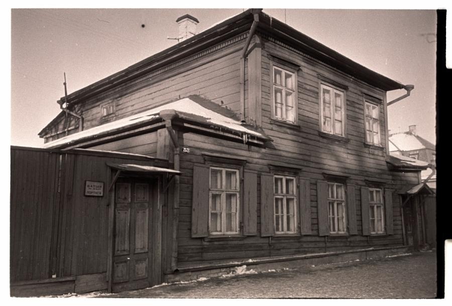 Tallinn, Narva highway 53, house where C.R. lived. Jakobson.