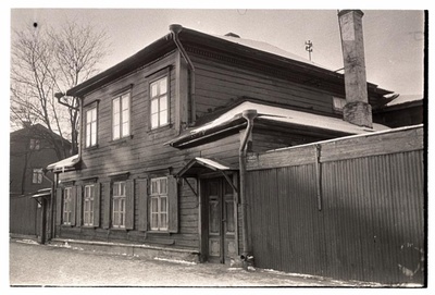 Tallinn, Narva highway 53, house where C.R. lived. Jakobson.  duplicate photo