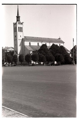 Tallinn, Jaan Church, view from the southwest.  similar photo