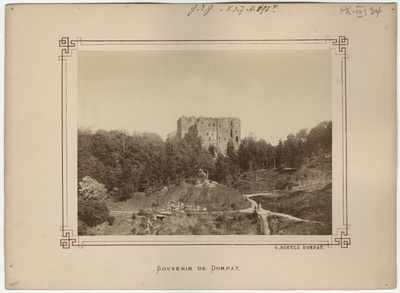 Ruins of the Toom Church - view of the Catsitoome Park.  duplicate photo