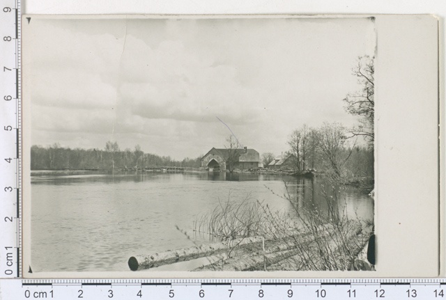 At the Rutikvere mill of the River Paala (built 1616), Põltsamaa khk