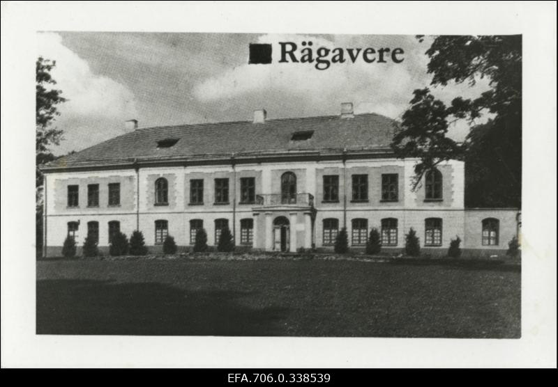 Rägavere mõisahoone.