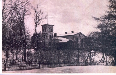 Postcade set. Võrumaa manor.. Linnamäe manor.  duplicate photo