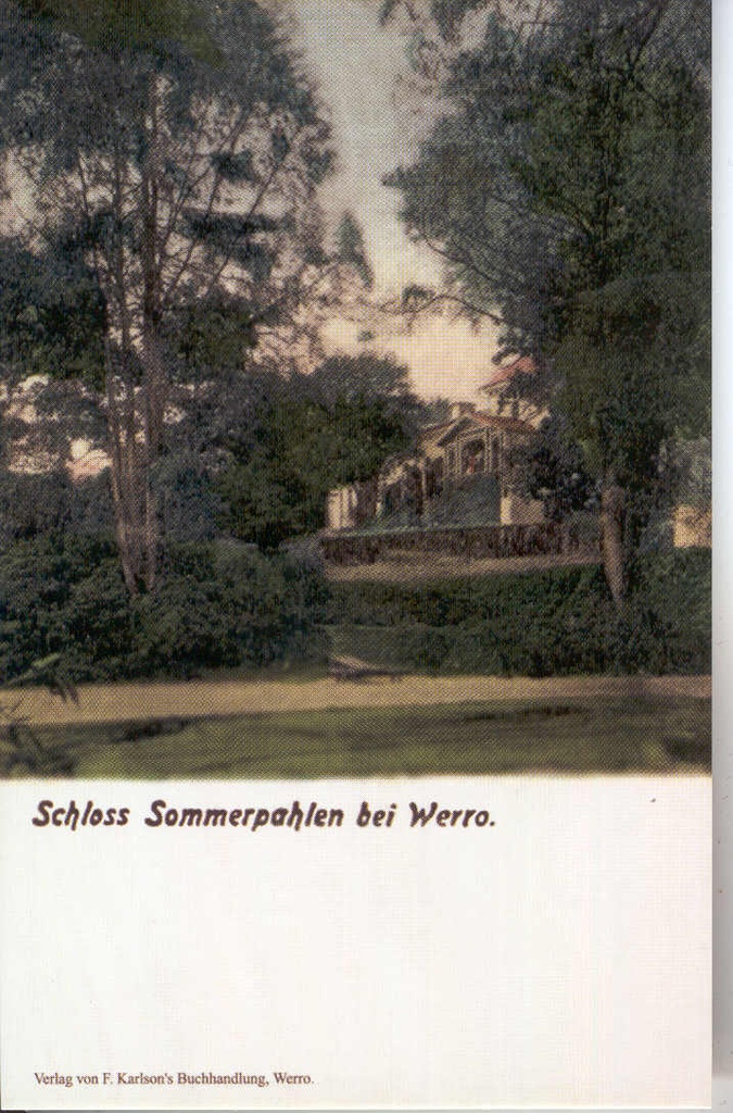 Postcade set. Võrumaa manor. Sõmerpalu manor (loss)